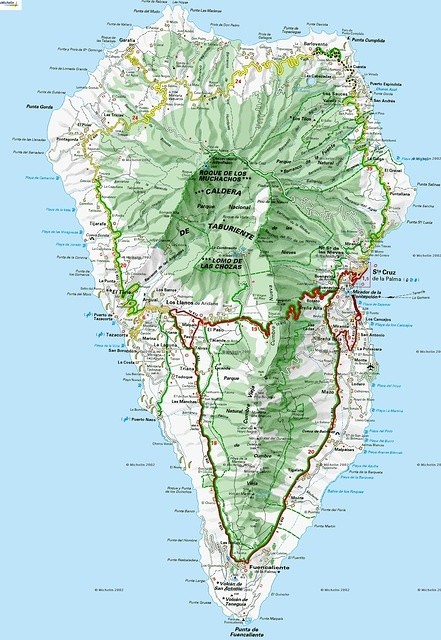 La-Palma-Physical-Map