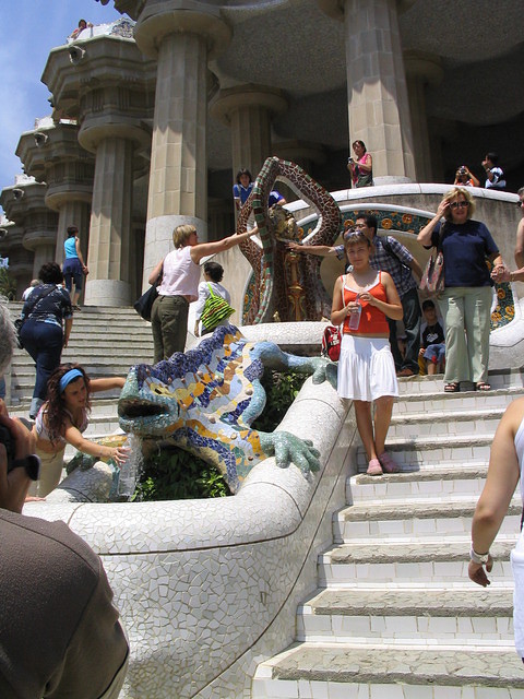 29 The Dragon in Parc Guell